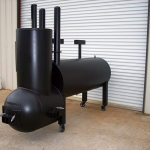 stationary bbq pit