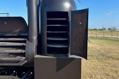 bbq pit/smoker on trailer