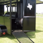 enclosed bbq trailer with awning