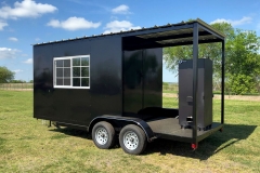 kitchen trailer with smoker