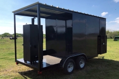 kitchen trailer with smoker