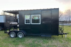 kitchen trailer with smoker
