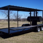t pit/smoker on trailer