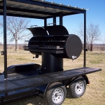 t pit/smoker on trailer