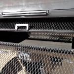 racks inside of t pit/smoker