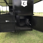  enclosed bbq trailer with awning