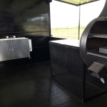 inside of enclosed trailer