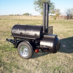 patio smoker on trailer