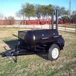 patio smoker on trailer