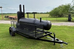 bbq pit/smoker/grill on trailer