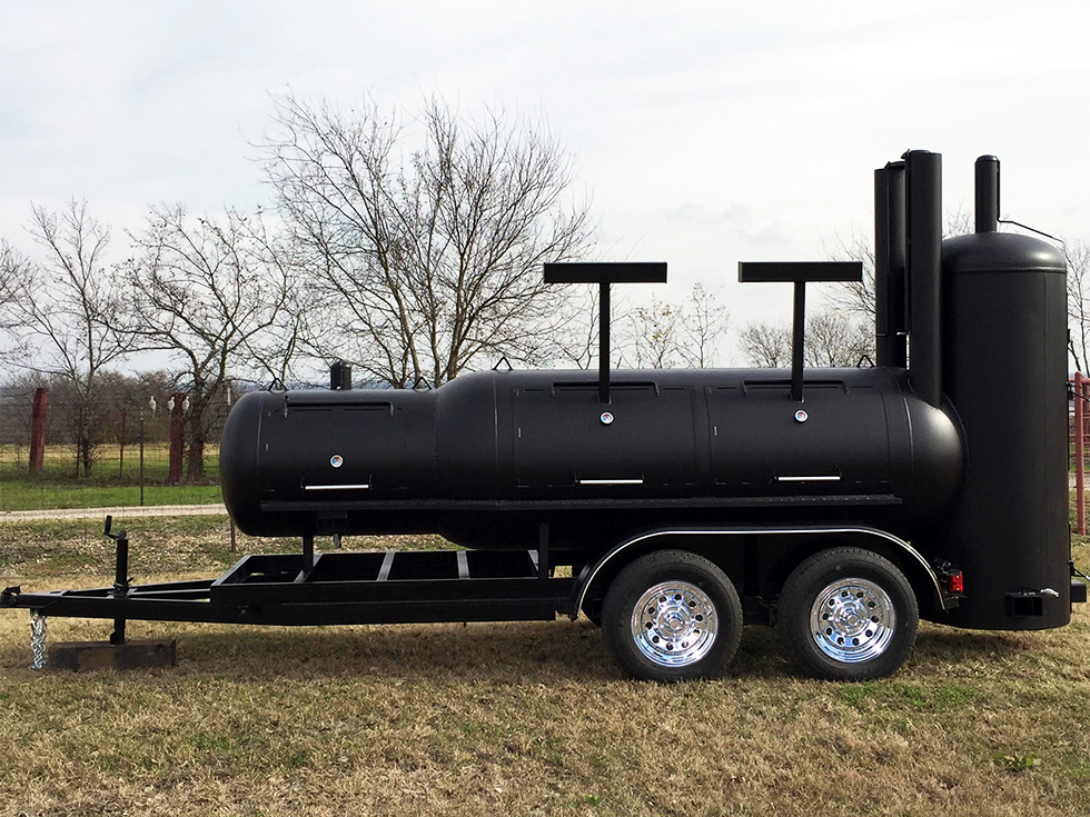 Custom bbq pit clearance trailers