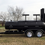 bbq pit/smoker/grill on trailer