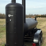 bbq pit/smoker/grill on trailer