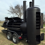 bbq pit/smoker/grill on trailer