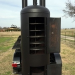 bbq pit/smoker/grill on trailer