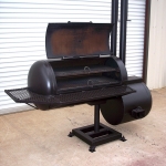 racks inside of patio smoker