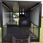 inside of trailer with awning