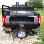 basic tailgater smoker on truck