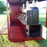gooseneck bbq concession trailer with smoker