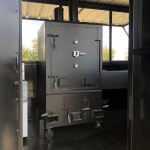 smoker on bbq concession trailer