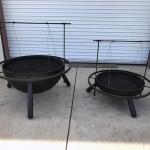 two fire pits