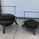 two fire pits