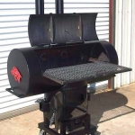 rolling tailgater smoker