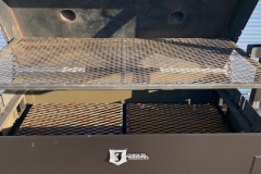 racks inside of grill