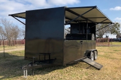 t pit on enclosed trailer with awning