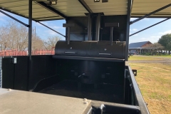 t pit on enclosed trailer with awning