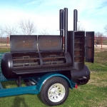 patio smoker on trailer
