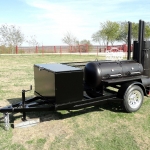 patio smoker on trailer