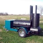 patio smoker on trailer