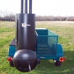 patio smoker on trailer