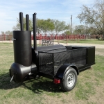patio smoker on trailer
