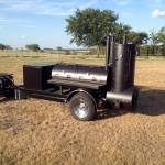 patio smoker on trailer