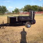 patio smoker on trailer