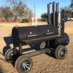 patio smoker with wheels