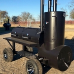 patio smoker with wheels