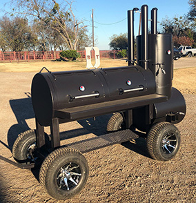 custom BBQ pits